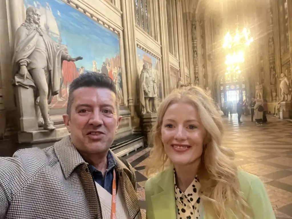 George with New Green Party MP