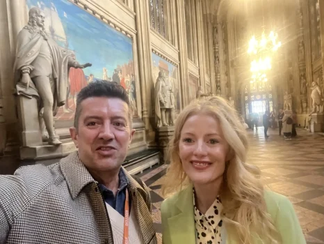 George with New Green Party MP