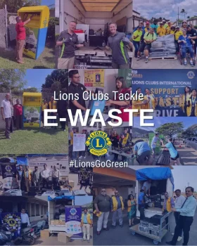 Lions Clubs Tackle E Waste